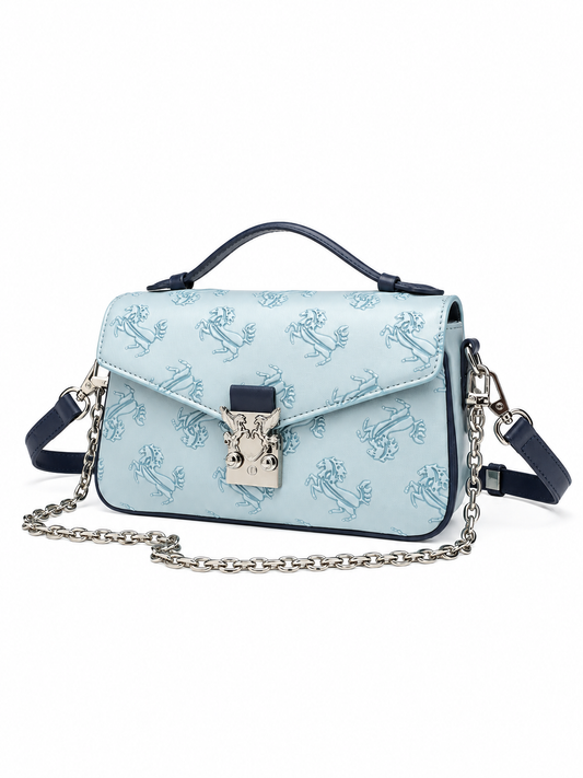 NOLEVIA Embossed Square 2-Way Bag