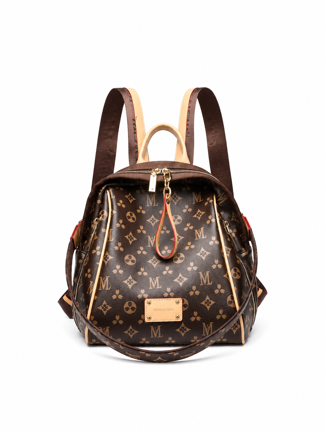 NOLEVIA Printed Wide Shoulder Bag