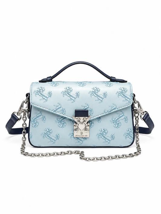 NOLEVIA Embossed Square 2-Way Bag