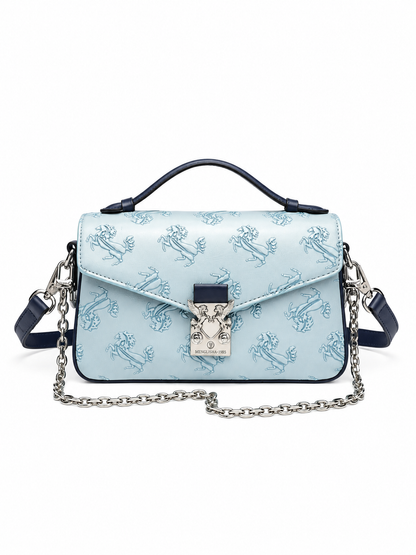 NOLEVIA Embossed Square 2-Way Bag