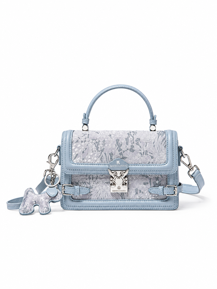 NOLEVIA Retro Embroidered Square Bag