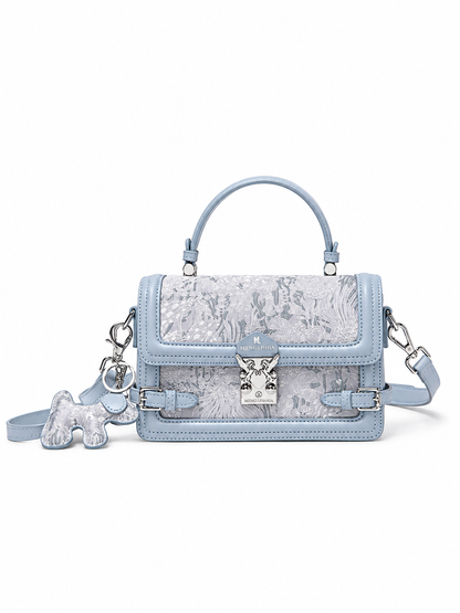 NOLEVIA Retro Embroidered Square Bag