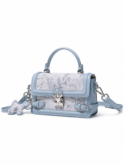 NOLEVIA Retro Embroidered Square Bag