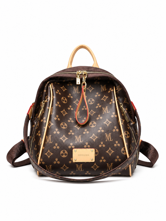 NOLEVIA Printed Wide Shoulder Bag