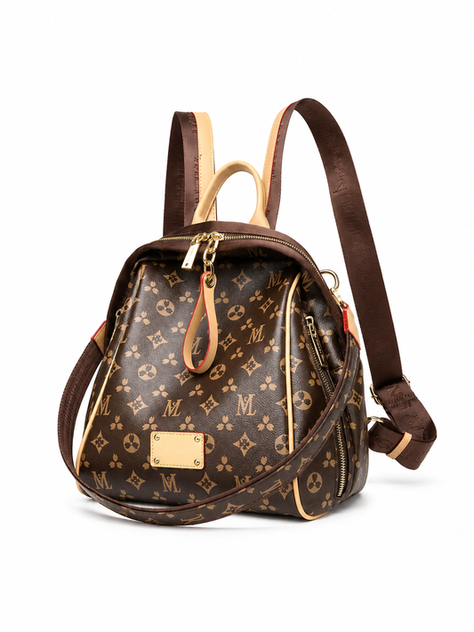 NOLEVIA Printed Wide Shoulder Bag